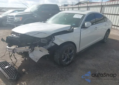 2023 Honda Accord Hybrid Ex-L из США, поврежденный, VIN 1HGCY2F6XPA011591